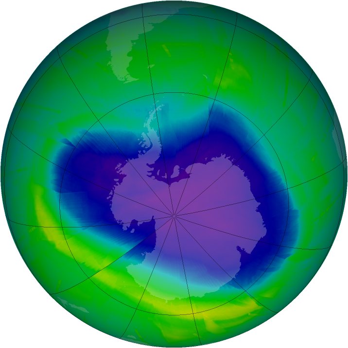 Ozone Map 2010-10-04